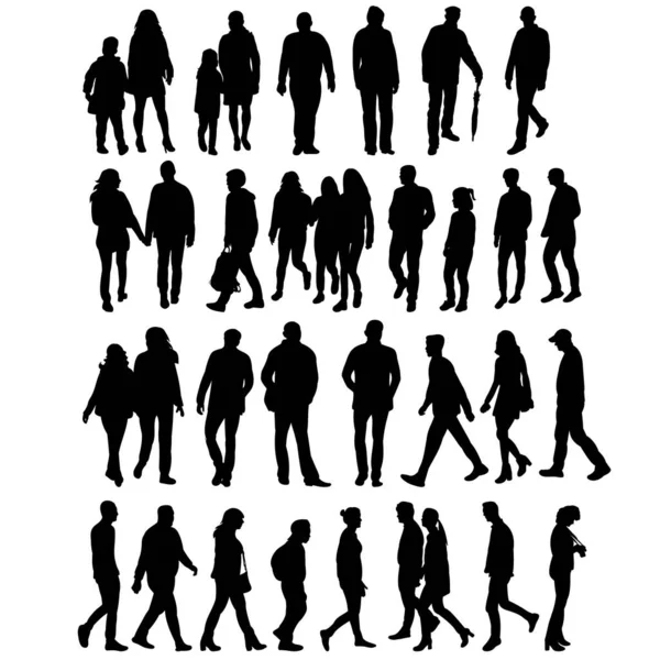 Silhouette People Colección — Vector de stock