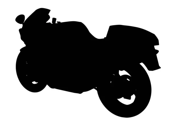 Силует Спортивний Мотоцикл Вектор — стоковий вектор