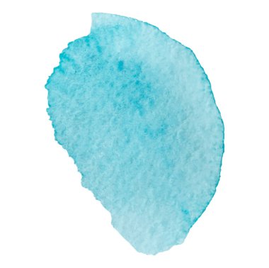 izole, yeşil suluboya lekesi