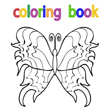 kitap boyama kelebeği, çizgi film