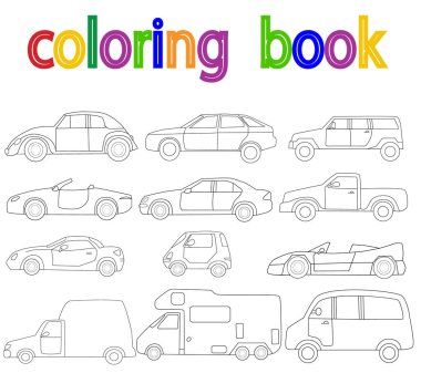 kitap boyama arabası, set