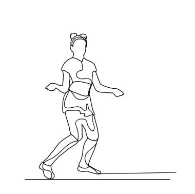  Dans eden ikon eskiz kız