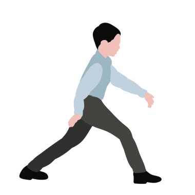  Çocuk düz stil, çocuk