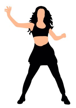 Güzel dans eden kız.