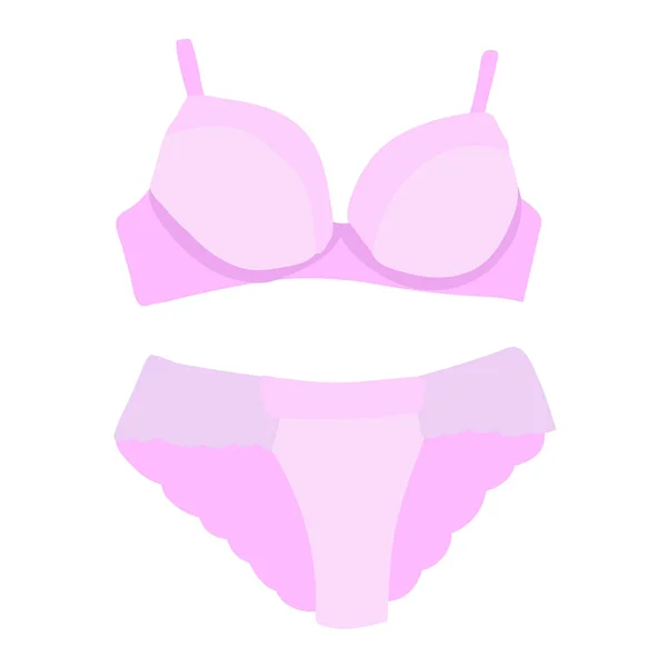 Isolated Lingerie Bra Underpants — Stock Vector