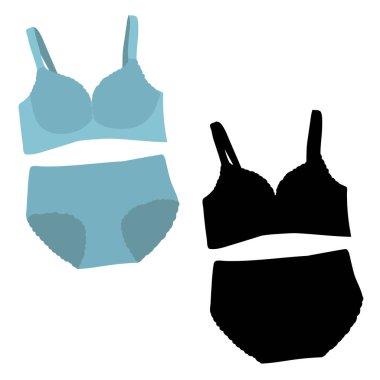 Siluetli iç çamaşırı giysisi.