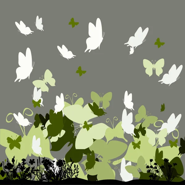 kelebeklerle renk arkaplanı