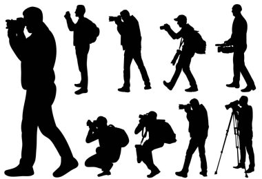  Siluet adam fotoğrafçısı, koleksiyon