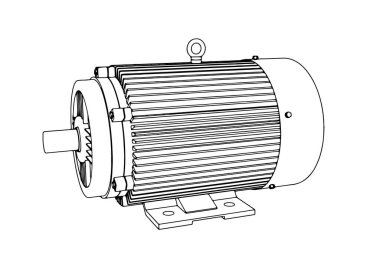 anahat elektrik motor vektörü 