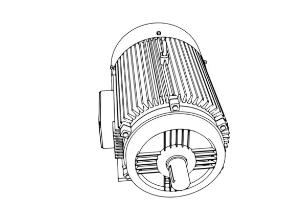 Desenho Do Vetor Motor De Arranque. Ilustração De Estilo Gravado Desenhado  à Mão Isolado Ilustração do Vetor - Ilustração de industrial, motor:  281777044