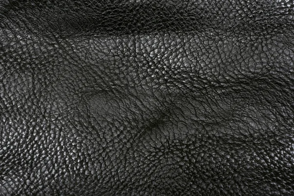 Fond Texture Cuir Noir — Photo