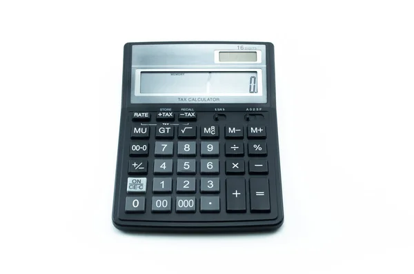 Kalkulačka Izolovaná Bílém Pozadí Stock Fotografie