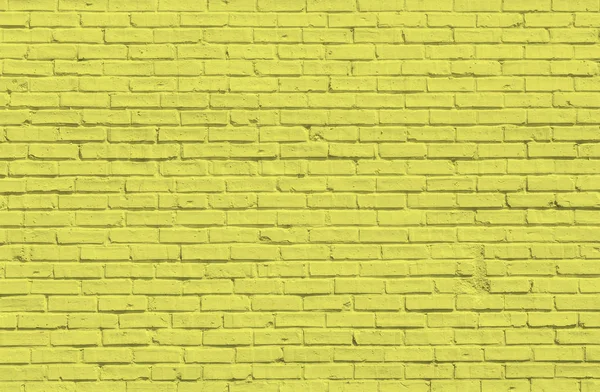 Gele Bakstenen Muur Voor Achtergrond Textuur — Stockfoto