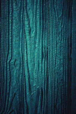 Vinyet ile turkuaz ahşap arka plan