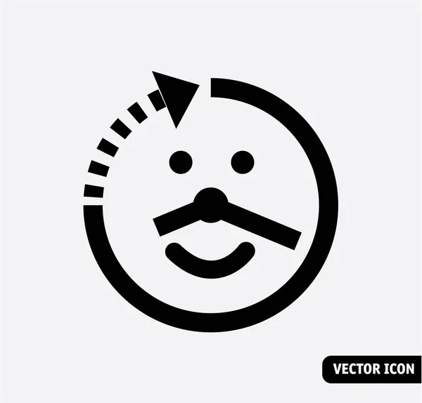 Vektorová Ilustrace Ikony Úsměvu — Stockový vektor