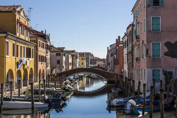 Paysage Typique Chioggia Ville Italienne Dans Lagune Venise Près Venise — Photo