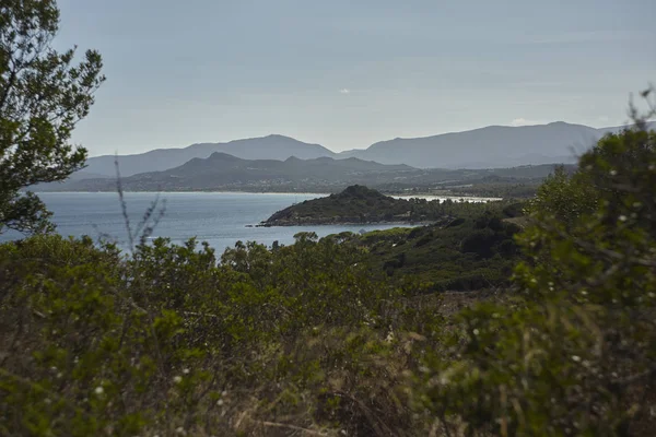 View Coastline Capo Ferrato Southern Sardinia Nature Meets Sea Uncontaminated — Stock Photo, Image