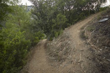 Dağcıların dağın yüksekliğindeki farkın üstesinden gelerek vadiye ulaşmalarını sağlayan küçük dağ yolu..