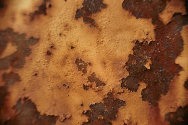 Texture Rusty Metal Paint Peeling Metal Due Corrosion — Stock Photo, Image