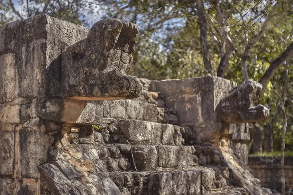 Архітектурні деталі майя — стокове фото