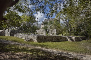 Maya şehri Chichen Itza kompleksi