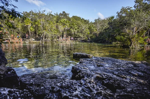 Cenote Azul Mexico — Stock Photo, Image
