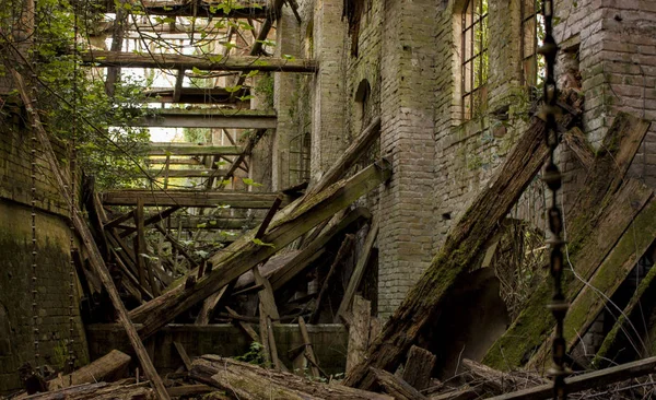 Fábrica de açúcar abandonada em Villanova Marchesana, Itália # 2 — Fotografia de Stock