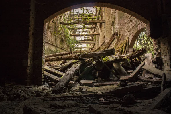 Fábrica de açúcar abandonada em Villanova Marchesana, Itália # 9 — Fotografia de Stock