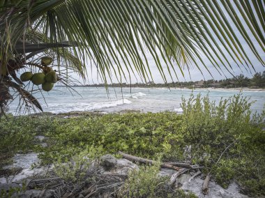 Xpu-Ha Beach bulutlu gökyüzü #4