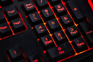 Klavyede sayısal tuş takımı