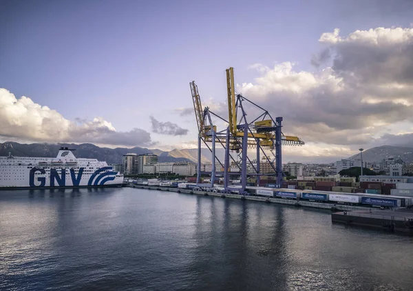 Vista do Porto de Palermo # 4 — Fotografia de Stock