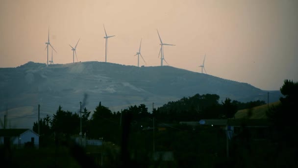 風力エネルギーの生産 — ストック動画