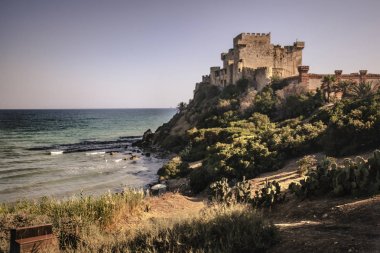 Sicilya #8'deki Falconara Kalesi