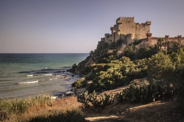 Sicilya #6'deki Falconara Kalesi