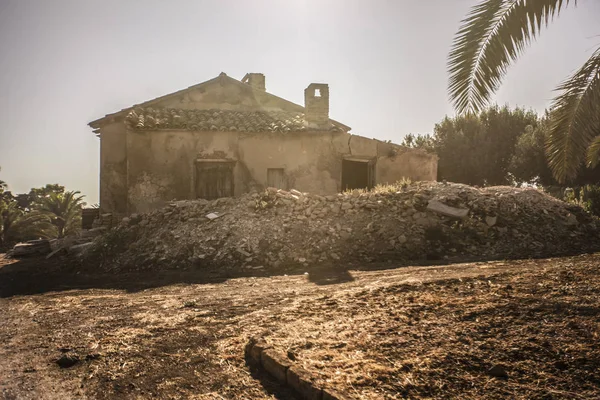 Сицилийские руины — стоковое фото