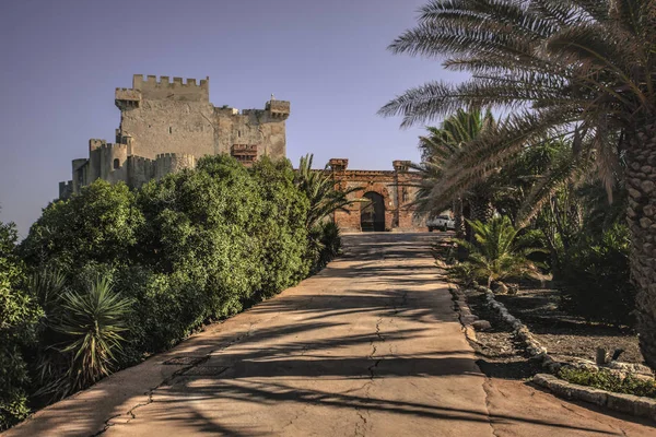 Entrance to Falconara Castle — Stock Photo, Image