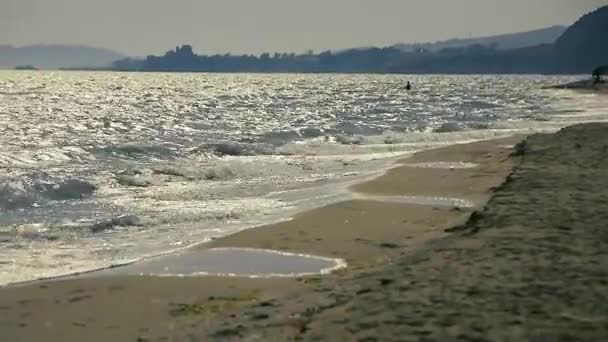 Сицилийский пляж — стоковое видео
