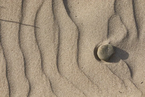 Textura de areia nivelada pelo vento com seixos # 8 — Fotografia de Stock