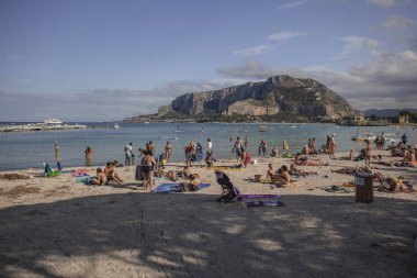 Turistler #3 ile Mondello plaj
