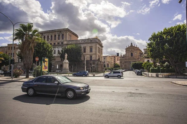 Ruch na Foro Italico w Palermo 6 — Zdjęcie stockowe