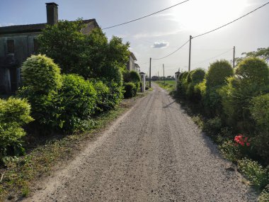 Kirli kırsal yol