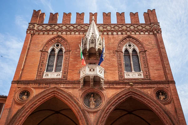 Porta Ravegnana Bologna Ein Antikes Gebäude Der Italienischen Stadt — Stockfoto