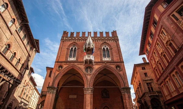 Porta Ravegnana Bologna Ein Antikes Gebäude Der Italienischen Stadt — Stockfoto