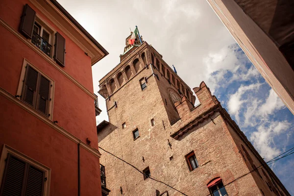 Bologna Italia Dettaglio Architettonico Storico Alcuni Edifici — Foto Stock