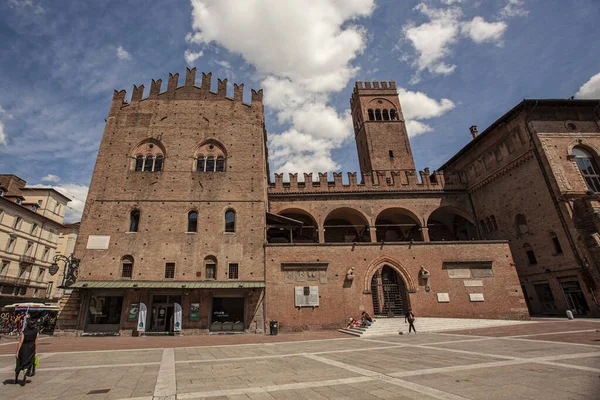 Bologna Itália Junho 2020 Palazzo Enzo Bolonha — Fotografia de Stock