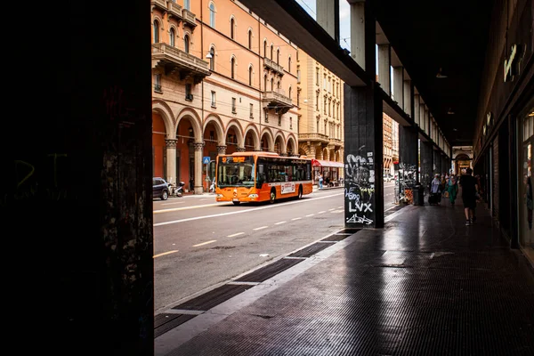 Bologna Italia Junio 2020 Autobús Las Calles Bolonia Italia — Foto de Stock