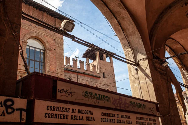 Bologna Italy June 2020 Bologna Architecture Details — стокове фото