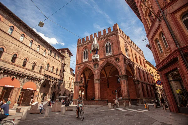 Bologna Itália Junho 2020 Porta Ravegnana Bolonha Antigo Edifício Cidade — Fotografia de Stock