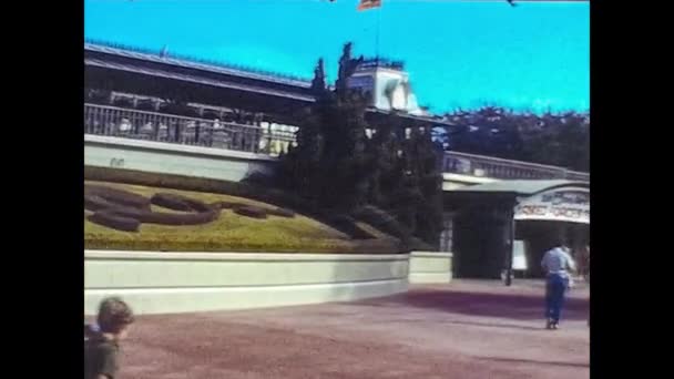 MIAMI 1980: Disneyland Vergnügungspark in Miami 1980 9 — Stockvideo
