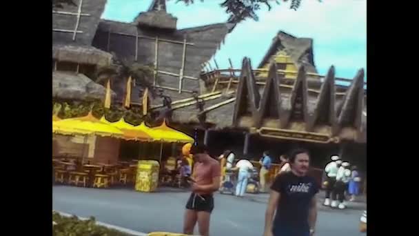 MIAMI 1980: Disneyland park rozrywki w Miami w 1980 19 — Wideo stockowe
